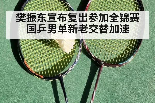 樊振东宣布复出参加全锦赛 国乒男单新老交替加速